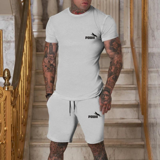 Powa Gym set | Gym t-shirt en gym shorts