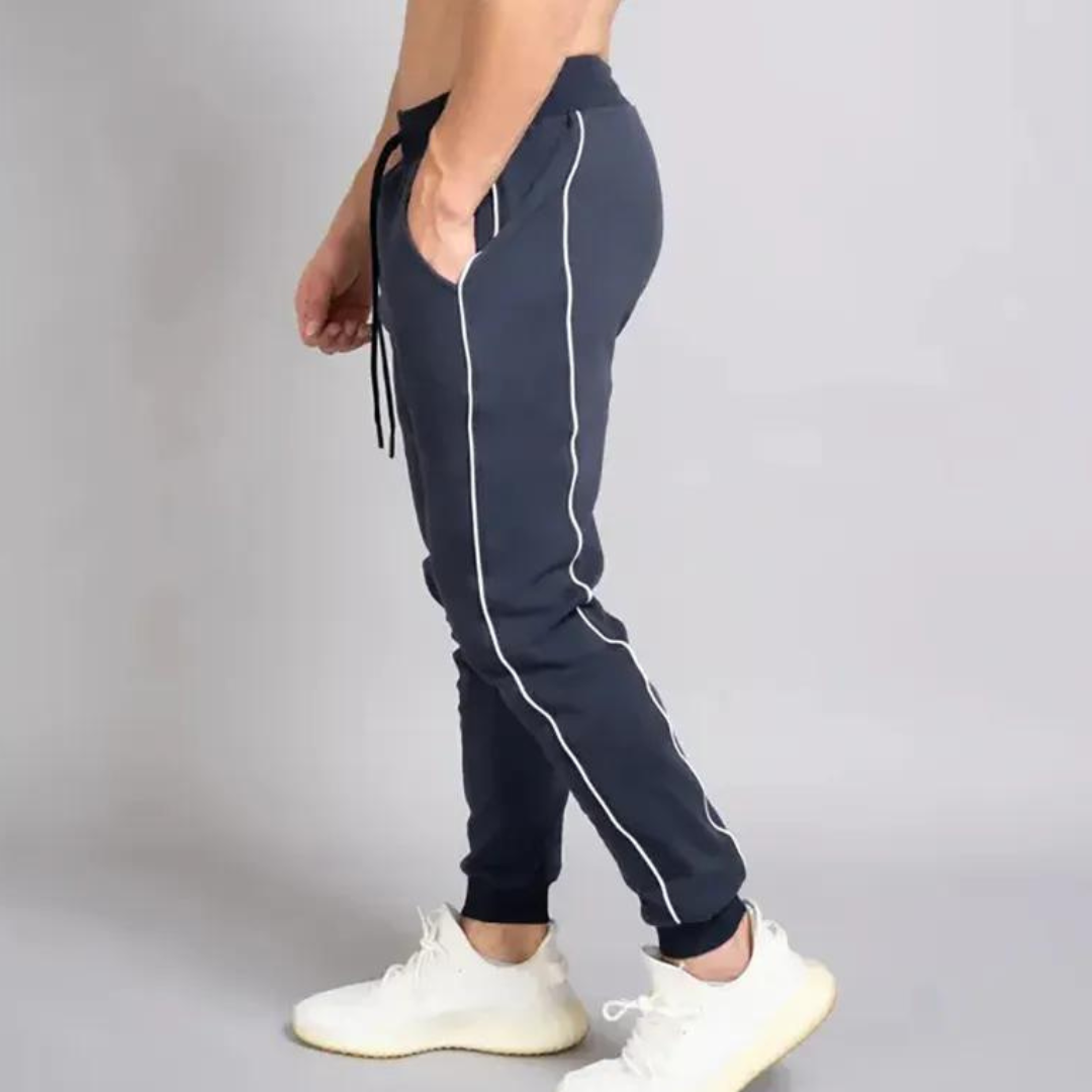 Ari Navy Blauw Trainingsbroek