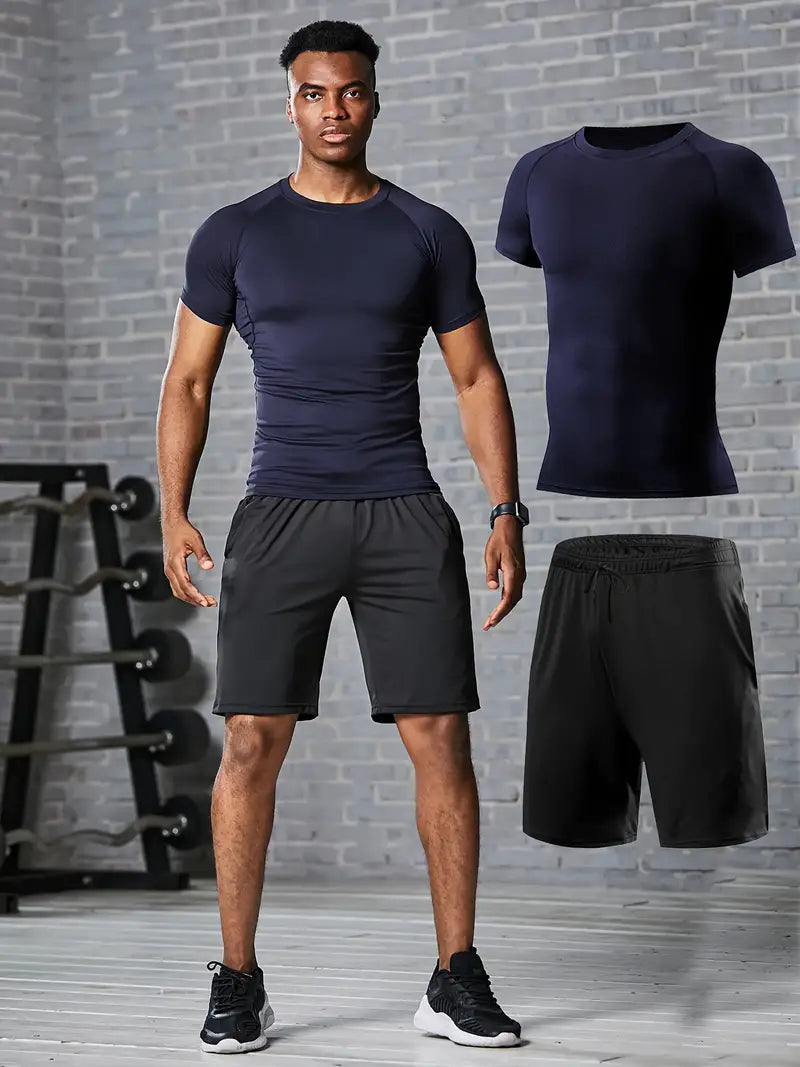 Ash Gym set | Gym t-shirt en gym shorts