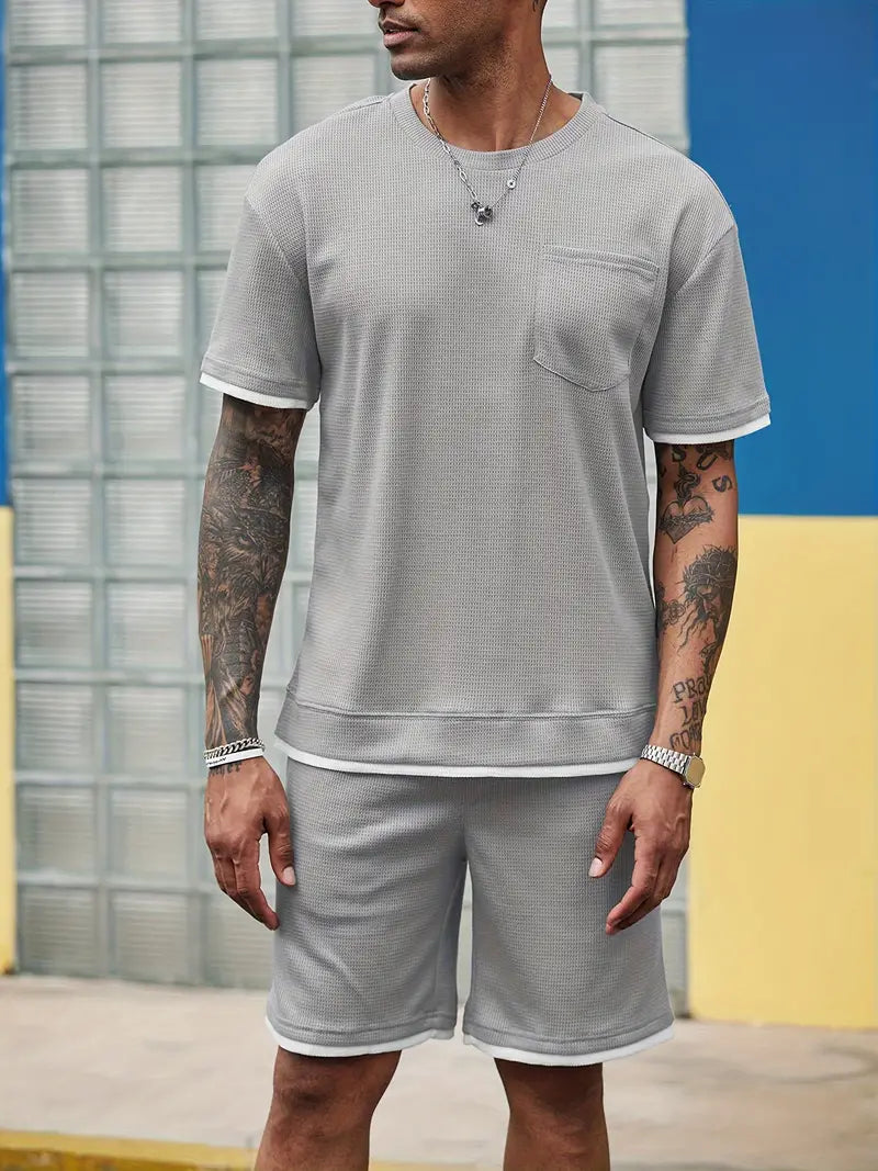 Ian Gym set | Gym t-shirt en gym shorts